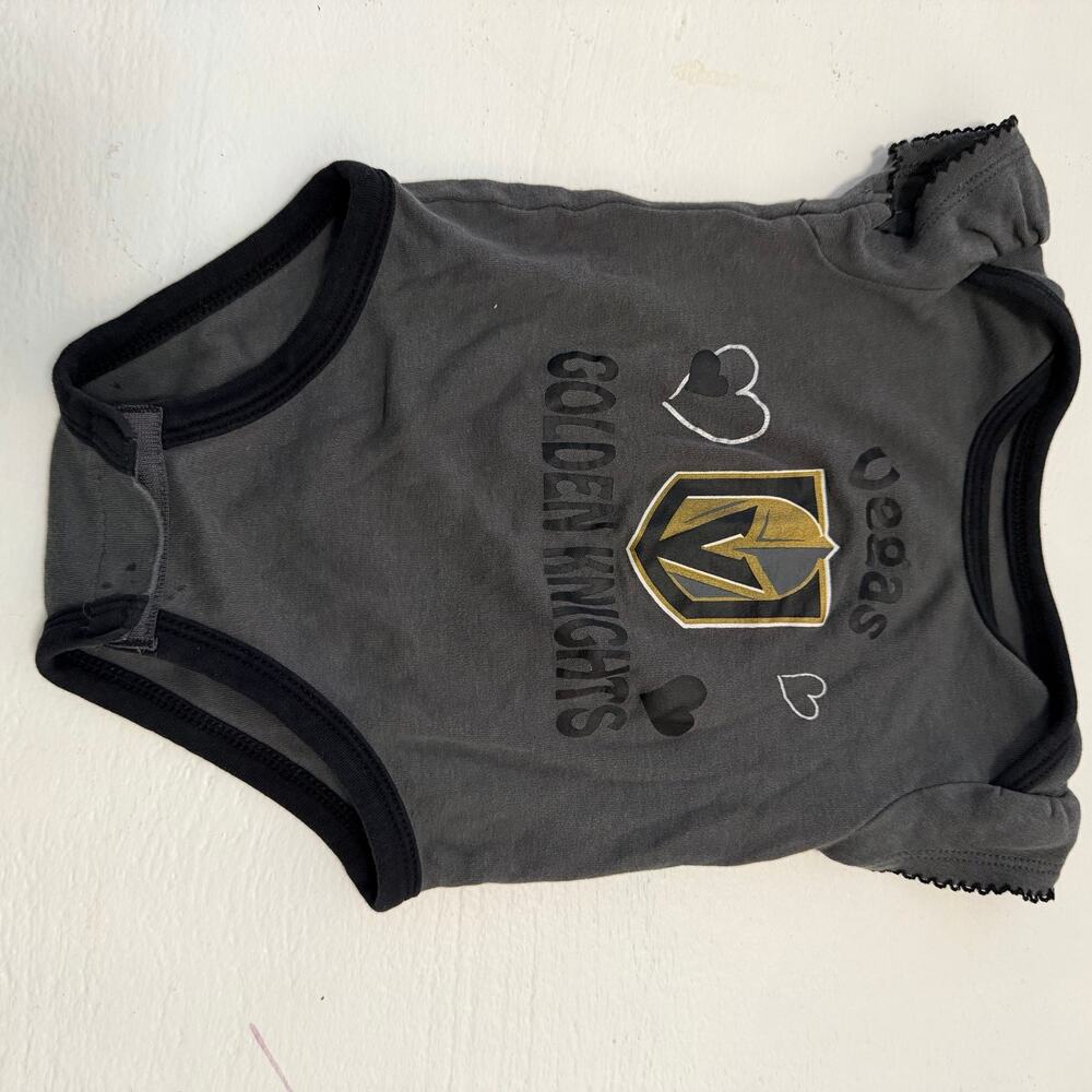 Vegas Golden Knights onesie, hockey fans, 12 months baby